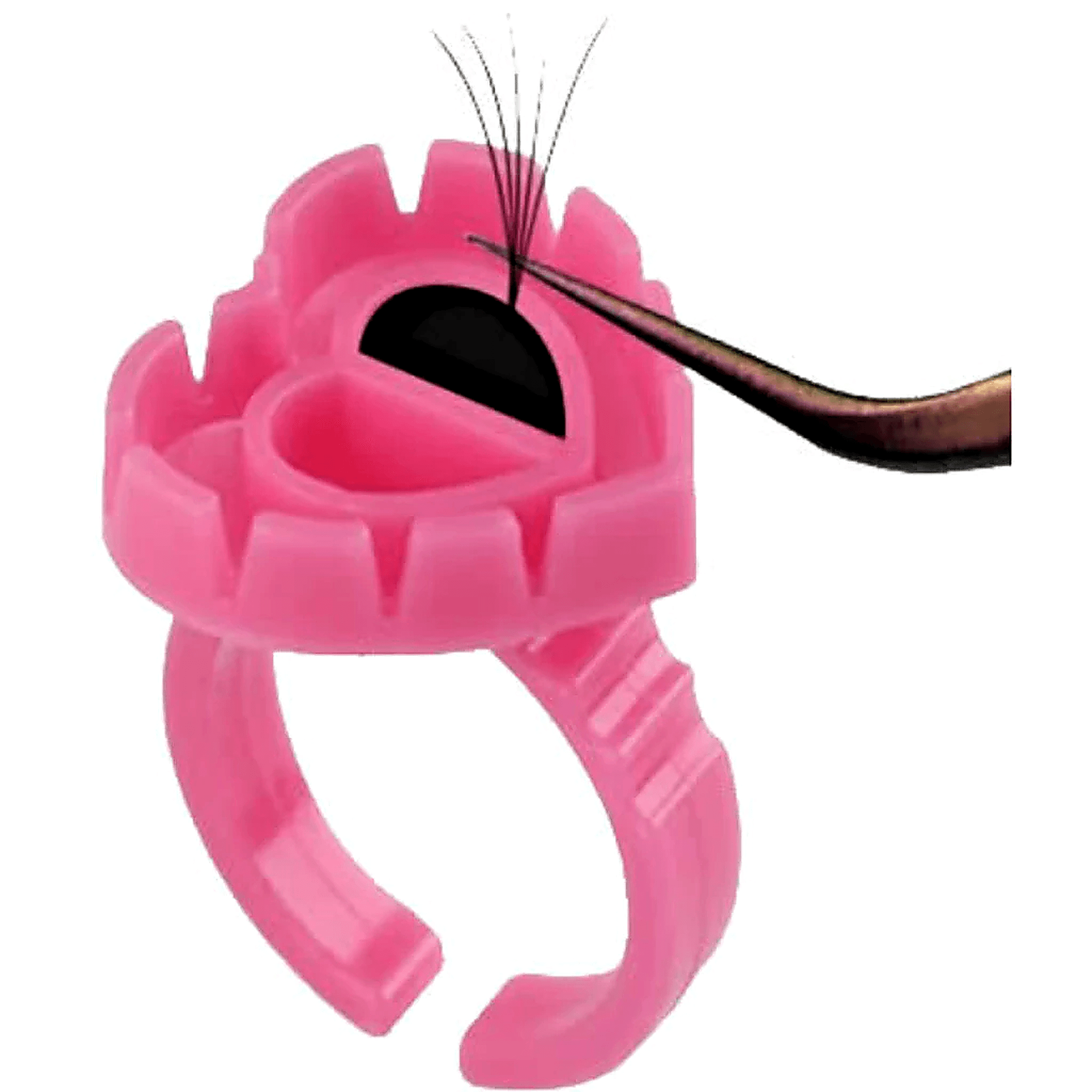 Anel Batoque Descartável para Cílios – Kit 5 Unidades