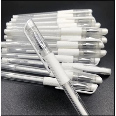 Caneta em gel branca ponta fina 1mm - imagem 2