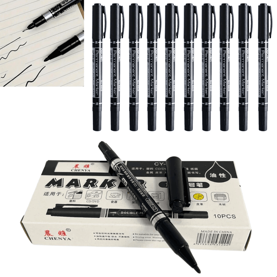 Caneta Ponta Dupla para Marcação de s