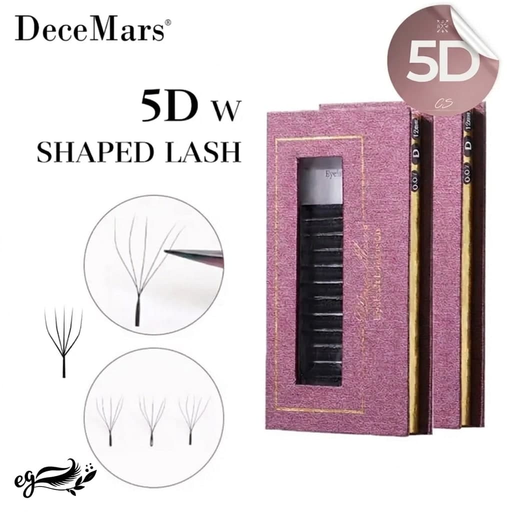 DeceMars Cílios 5D W 0.07 curvatura D